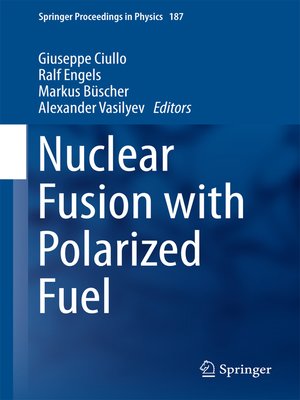 cover image of Nuclear Fusion with Polarized Fuel